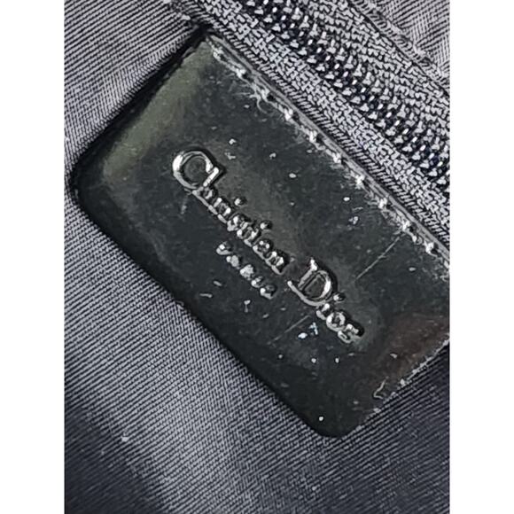 Dior Galliano Rare Vtg Y2k Black Patent Leather Diorissimo Monogram Saddle Bag - Picture 7 of 11